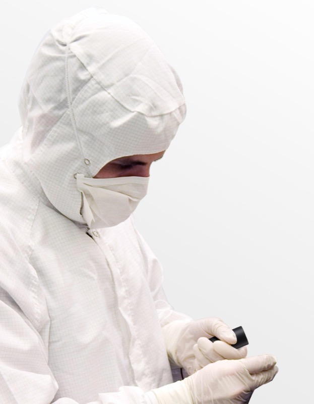 Quality control specialist in EC Cosmetics non-dust production environment